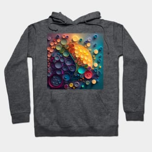 Celebrate Pride with this Phantasmal Iridescent circles and dots in exotic colors ! Hoodie